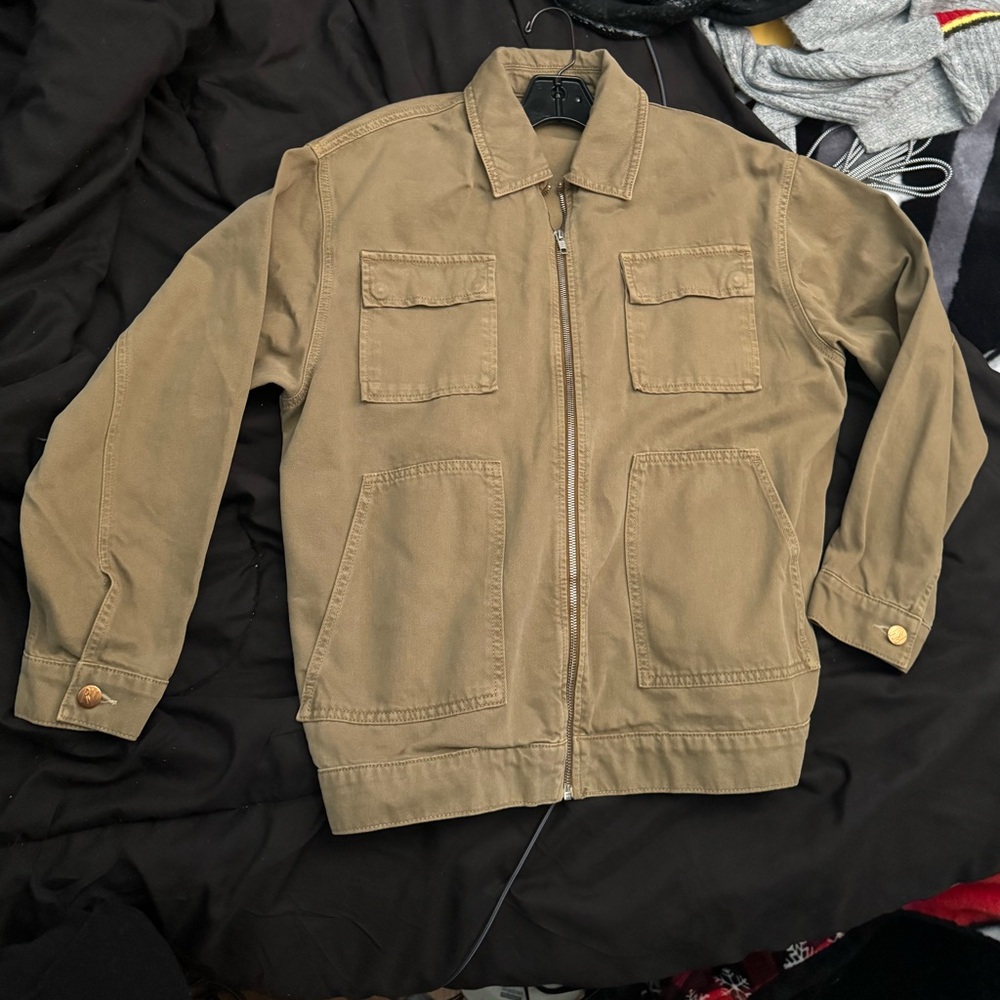 Oversized Asos Khaki Canvas Jacket